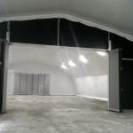 Insida MSP Evohall 20x60 m med extra gavel, inkl. vikport.